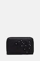 Peněženka z ekokůže s aplikací černá barva nášivka černá RW24.PFD301