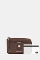 Etui na karty ze skóry ekologicznej kolor brązowy brązowy RW24.PFD900