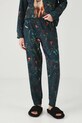 Medicine pijamale de bumbac negru RW24.PJD900