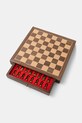 Szachy magnetyczne drewniane kolor czarny czarny RW24.ROU902