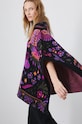 Poncho damskie wzorzyste kolor multicolor multicolor RW24.SAD503