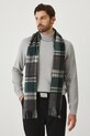 Szal wełniany męski w kratę kolor multicolor RW24.SAM901 multicolor