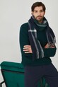 Szal męski w kratę z wiskozą kolor multicolor pozostałe multicolor RW24.SAM905