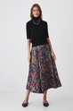 Spódnica damska midi plisowana kolor multicolor RW24.SDD604 multicolor RW24