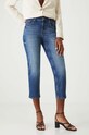 Jeansy damskie boyfriend z efektem sprania kolor niebieski RW24.SJD010 niebieski RW24