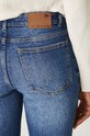 Jeansy damskie boyfriend z efektem sprania kolor niebieski niebieski RW24.SJD010