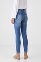 Jeansy damskie skinny z efektem sprania kolor granatowy RW24.SJD030 granatowy RW24