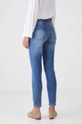 Jeansy damskie skinny z efektem sprania kolor granatowy RW24.SJD030 granatowy RW24