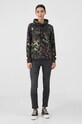 Jeansy damskie slim z efektem sprania kolor czarny RW24.SJD051 czarny RW24