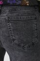 Jeansy damskie slim z efektem sprania kolor czarny czarny RW24.SJD051