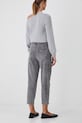 Odzież Jeansy damskie slouchy z efektem sprania kolor szary RW24.SJD402 szary