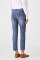 Odzież Jeansy damskie slim z efektem sprania kolor niebieski RW24.SJD405 niebieski