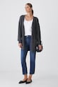 Jeansy damskie straight z efektem sprania kolor granatowy RW24.SJD505 granatowy RW24