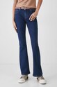 Jeansy damskie flare z efektem sprania kolor granatowy RW24.SJD602 granatowy RW24