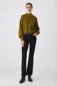 Jeansy damskie flare z efektem sprania kolor czarny RW24.SJD603 czarny RW24