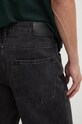 Jeansy bawełniane męskie loose kolor czarny czarny RW24.SJM507