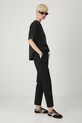 Spodnie damskie chino gładkie kolor czarny RW24.SPD011 czarny RW24