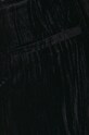 Spodnie damskie wide leg welurowe kolor czarny czarny RW24.SPDA00