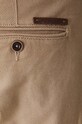 Spodnie męskie z paskiem slim kolor beżowy beżowy RW24.SPM010