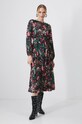 Sukienka damska midi w kwiaty kolor multicolor RW24.SUD098 multicolor RW24