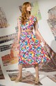 Sukienka damska midi z kolekcji Magia Miejsc kolor midi multicolor RW24.SUD154