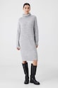 Φόρεμα από μείγμα μαλλιού Medicine RW24.SUD803 γκρί RW24