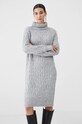 Φόρεμα από μείγμα μαλλιού Medicine γκρί RW24.SUD803