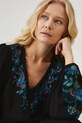 Sukienka damska mini z kolekcji Karolina Matyjaszkowicz x Medicine kolor czarny RW24.SUDB52 czarny