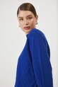 Sweter damski ażurowy kolor niebieski RW24.SWD062 niebieski