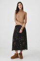 Sweter damski gładki kolor beżowy RW24.SWD072 beżowy RW24