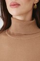 Sweter damski gładki kolor beżowy RW24.SWD072 beżowy