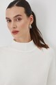 Sweter damski oversize prążkowany kolor beżowy RW24.SWD074 beżowy