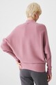 Odzież Sweter damski oversize prążkowany kolor różowy RW24.SWD074 różowy