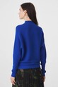 Odzież Sweter damski oversize prążkowany kolor niebieski RW24.SWD074 niebieski