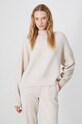 Medicine sweter z domieszką wełny RW24.SWD090 beżowy RW24