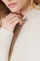 Medicine sweter z domieszką wełny RW24.SWD090 beżowy