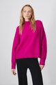 Medicine sweter z domieszką wełny RW24.SWD090 fioletowy RW24
