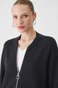 Kardigan damski melanżowy kolor szary szary RW24.SWD500