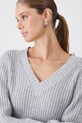 Medicine pulover din amestec de lana gri RW24.SWD601