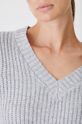 Medicine sweter z domieszką wełny RW24.SWD601 szary