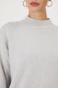 Medicine sweter z domieszką wełny RW24.SWD605 szary