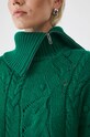 Sweter damski ażurowy kolor zielony RW24.SWD701