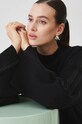 Sweter damski z ozdobną aplikacją kolor czarny RW24.SWD709 czarny
