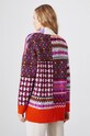 Odzież Kardigan wełniany damski wzorzysty kolor multicolor RW24.SWD902 multicolor