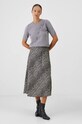 Sweter damski z ozdobną aplikacją kolor szary RW24.SWDA70 szary RW24