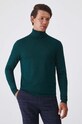 Sweter męski z golfem kolor zielony RW24.SWM051 zielony RW24
