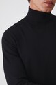 Sweter męski z golfem kolor czarny RW24.SWM051 czarny