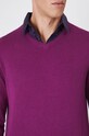 Sweter bawełniany męski kolor różowy RW24.SWM090 różowy