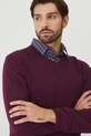 Medicine pulover de bumbac violet RW24.SWM090