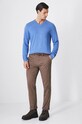 Sweter bawełniany męski kolor niebieski RW24.SWM090 niebieski RW24